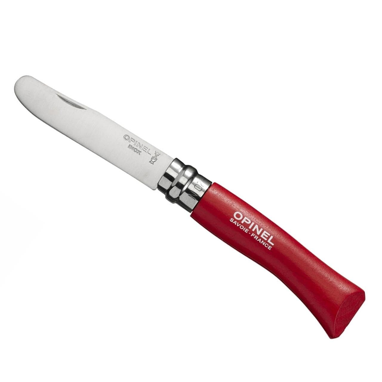 Opinel My First N°07 Round Ended (Rød (RED))