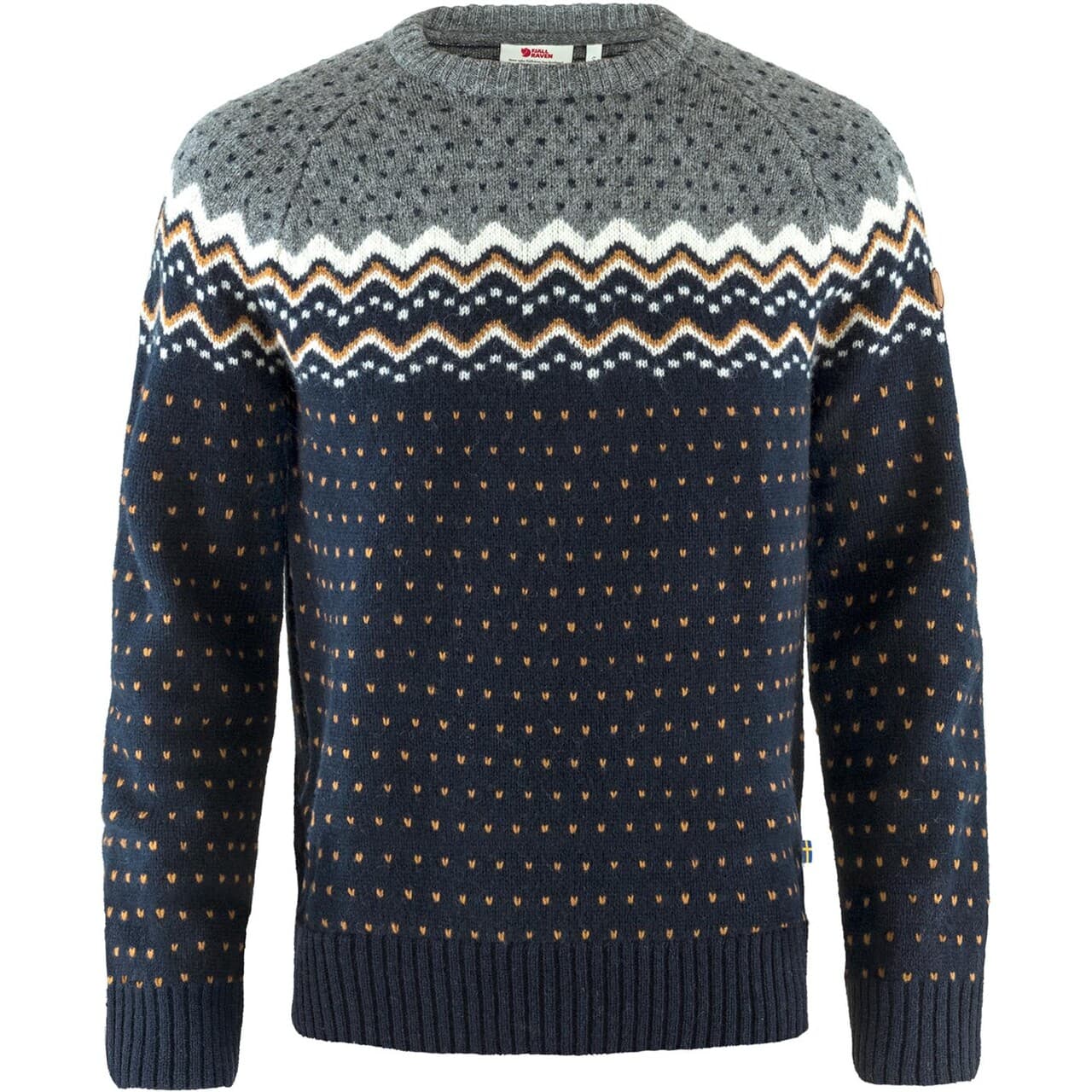 Fjällräven Mens Övik Knit Sweater (Blå (DARK NAVY/555) Small)