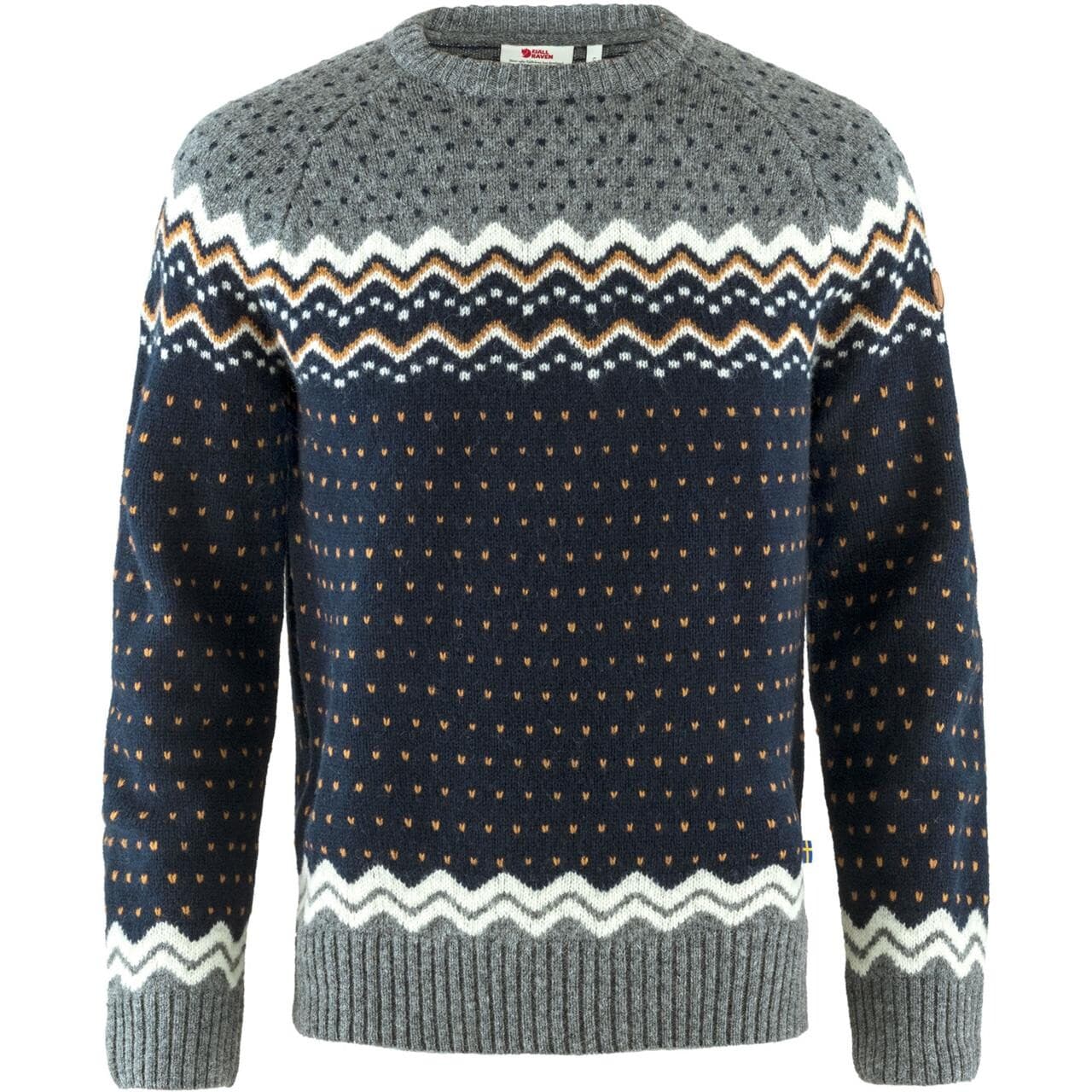 Fjällräven Mens Övik Knit Sweater (Blå (DARK NAVY/555) Medium)