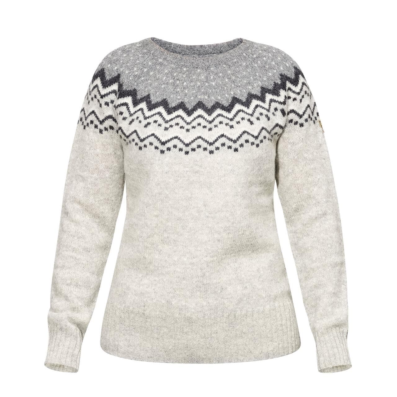 Fjällräven Womens Övik Knit Sweater (Grå (GREY/020) Medium)