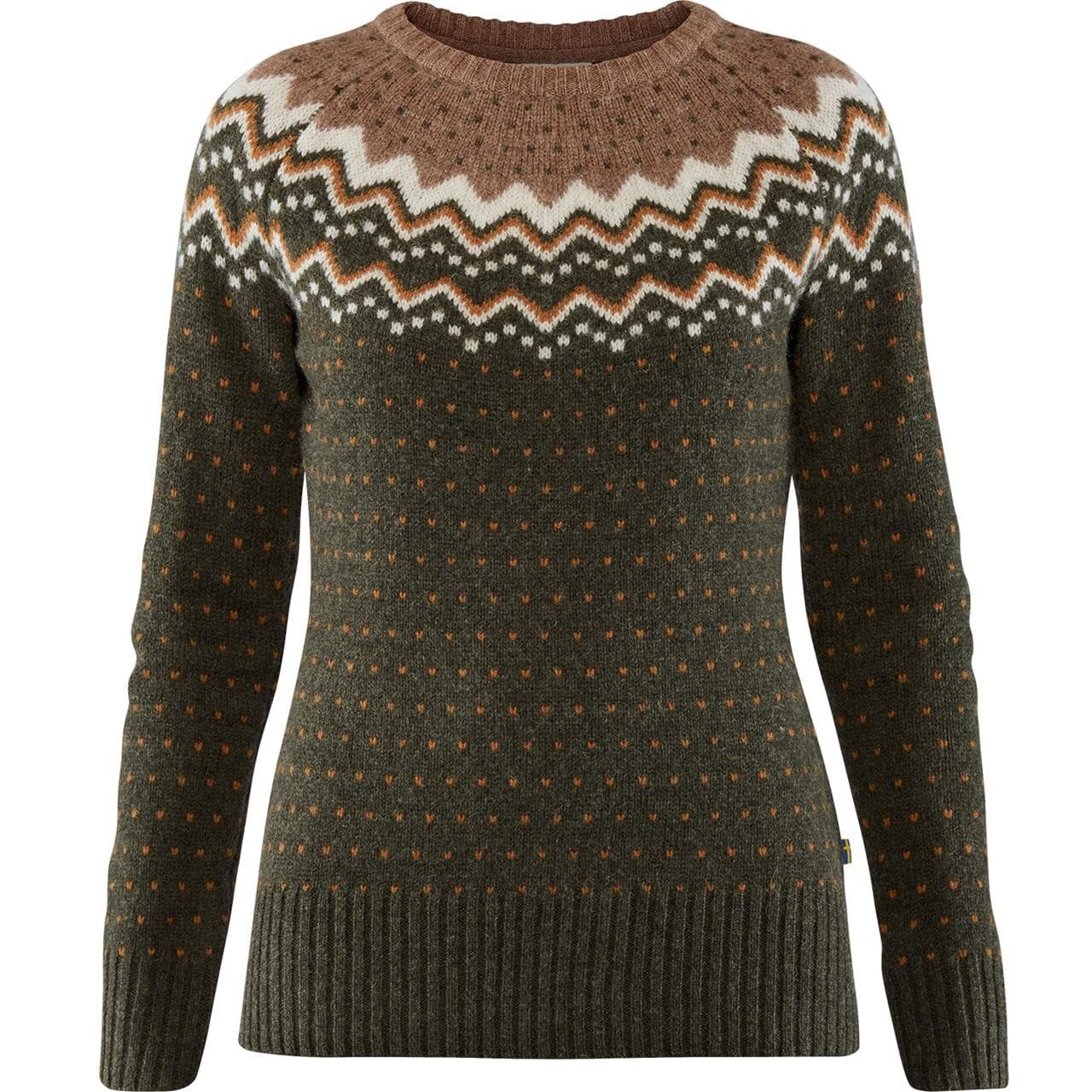 Fjällräven Womens Övik Knit Sweater (Grøn (DEEP FOREST/662) XX-small)
