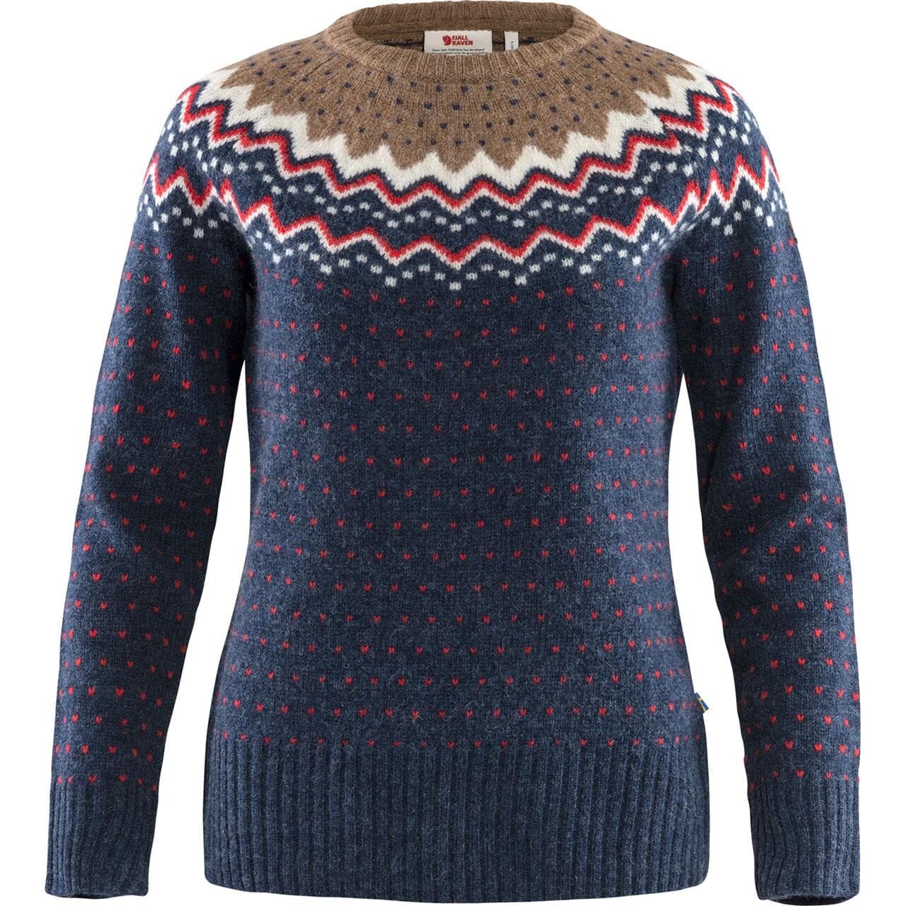 Fjällräven Womens Övik Knit Sweater (Blå (NAVY/560) Large)