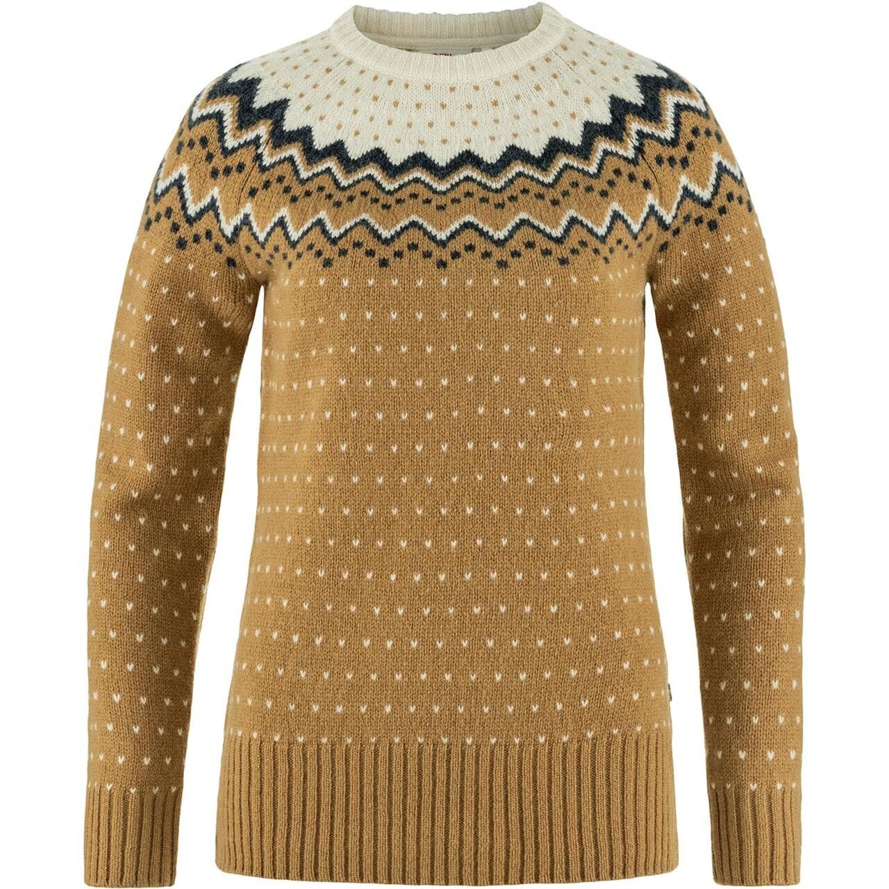 Fjällräven Womens Övik Knit Sweater (Brun (BUCKWHEAT BROWN-CHALK/232-113) X-large)