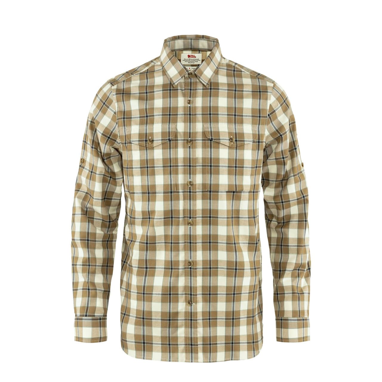 Fjällräven Mens Singi Flannel Shirt L/S (Brun (BUCKWHEAT BRWN-PT GRN/232-614) Small)