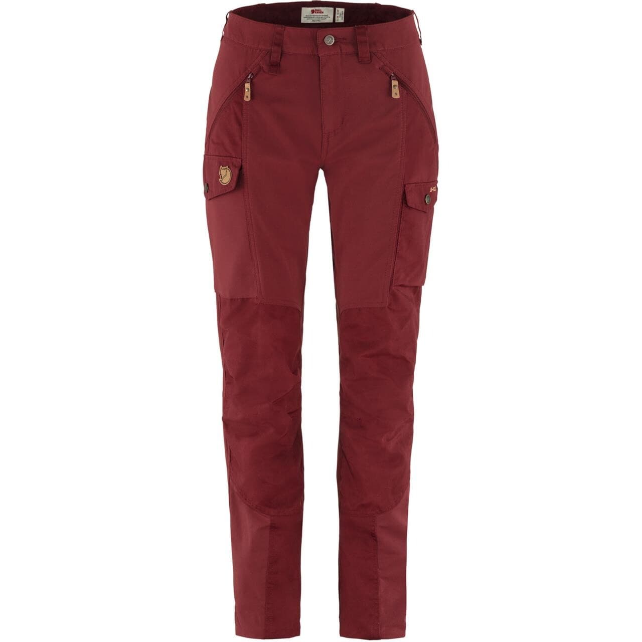 Fjällräven Womens Nikka Trousers Curved (Rød (BORDEAUX RED/347) 36)