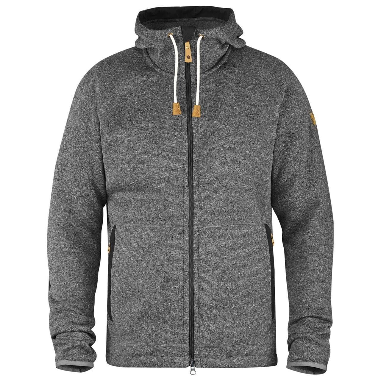 Fjällräven Mens Övik Fleece Hoodie (Grå (DARK GREY/030) Small)
