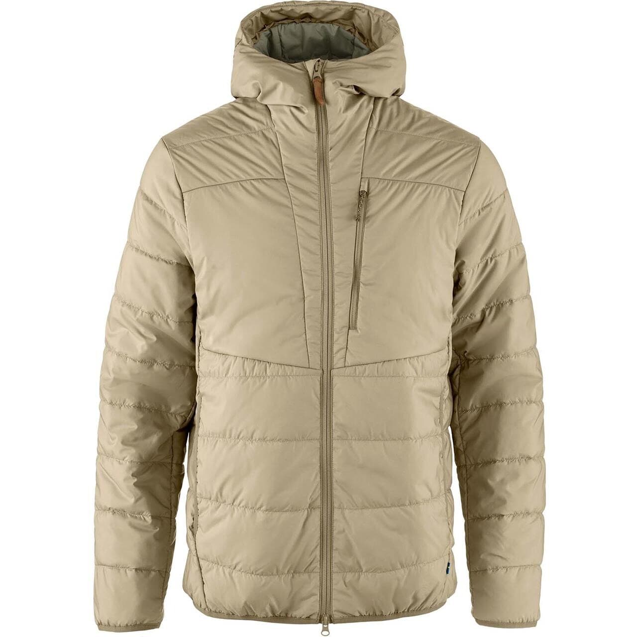 Fjällräven Mens Keb Padded Hoodie (Beige (FOSSIL/118) Small)