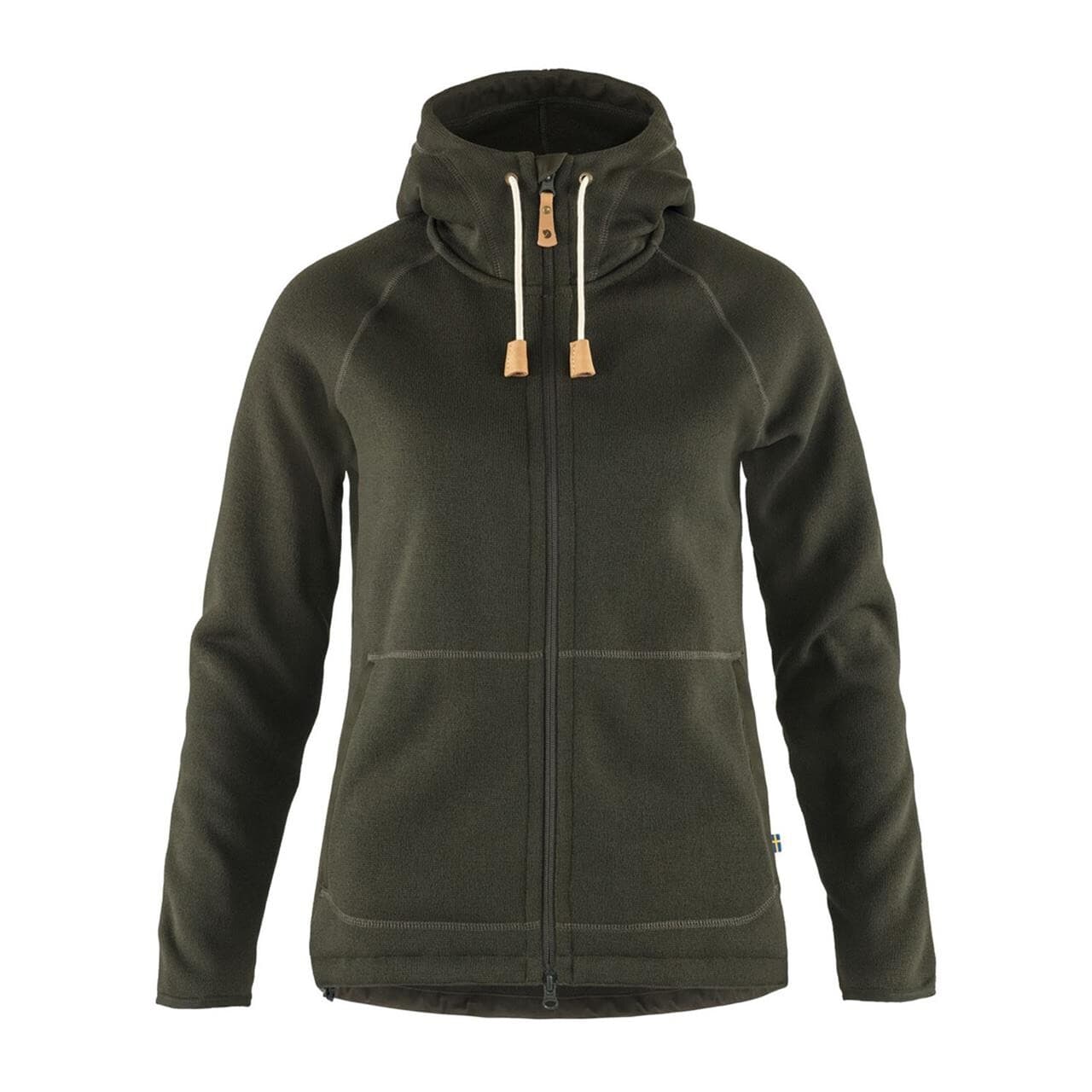 Fjällräven Womens Övik Fleece Hoodie (Grøn (DEEP FOREST/662) Small)