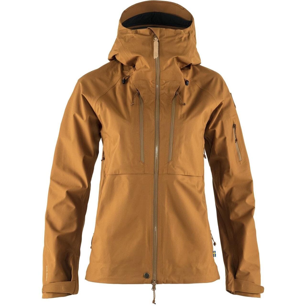 Fjällräven Womens Keb Eco-Shell Jacket (Brun (CHESTNUT/230) Small)