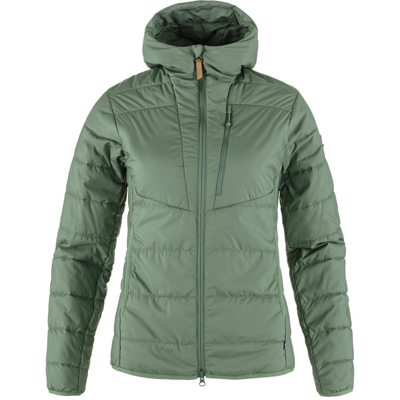 Fjällräven Womens Keb Padded Hoodie (Grøn (PATINA GREEN/614) X-small)
