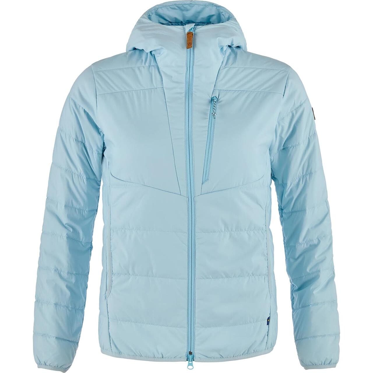 Fjällräven Womens Keb Padded Hoodie (Blå (BREEZE BLUE/514) Large)