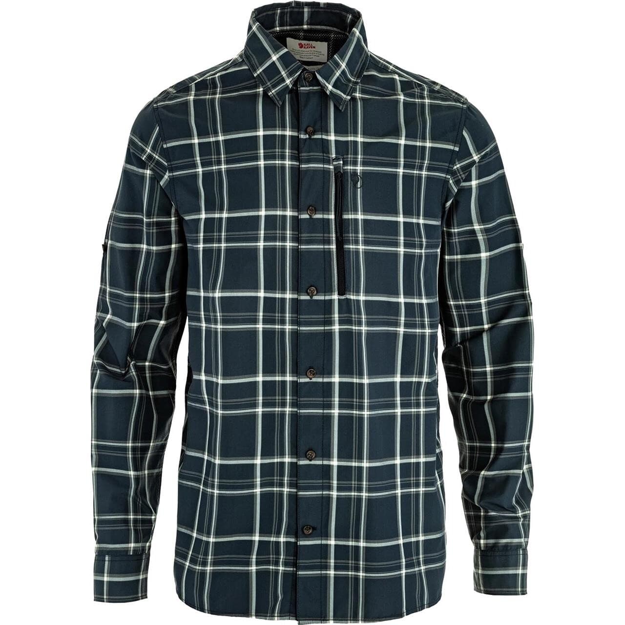 Fjällräven Mens Abisko Hike Shirt L/S (Blå (DARK NAVY-CHALK WHITE/555-113) Small)