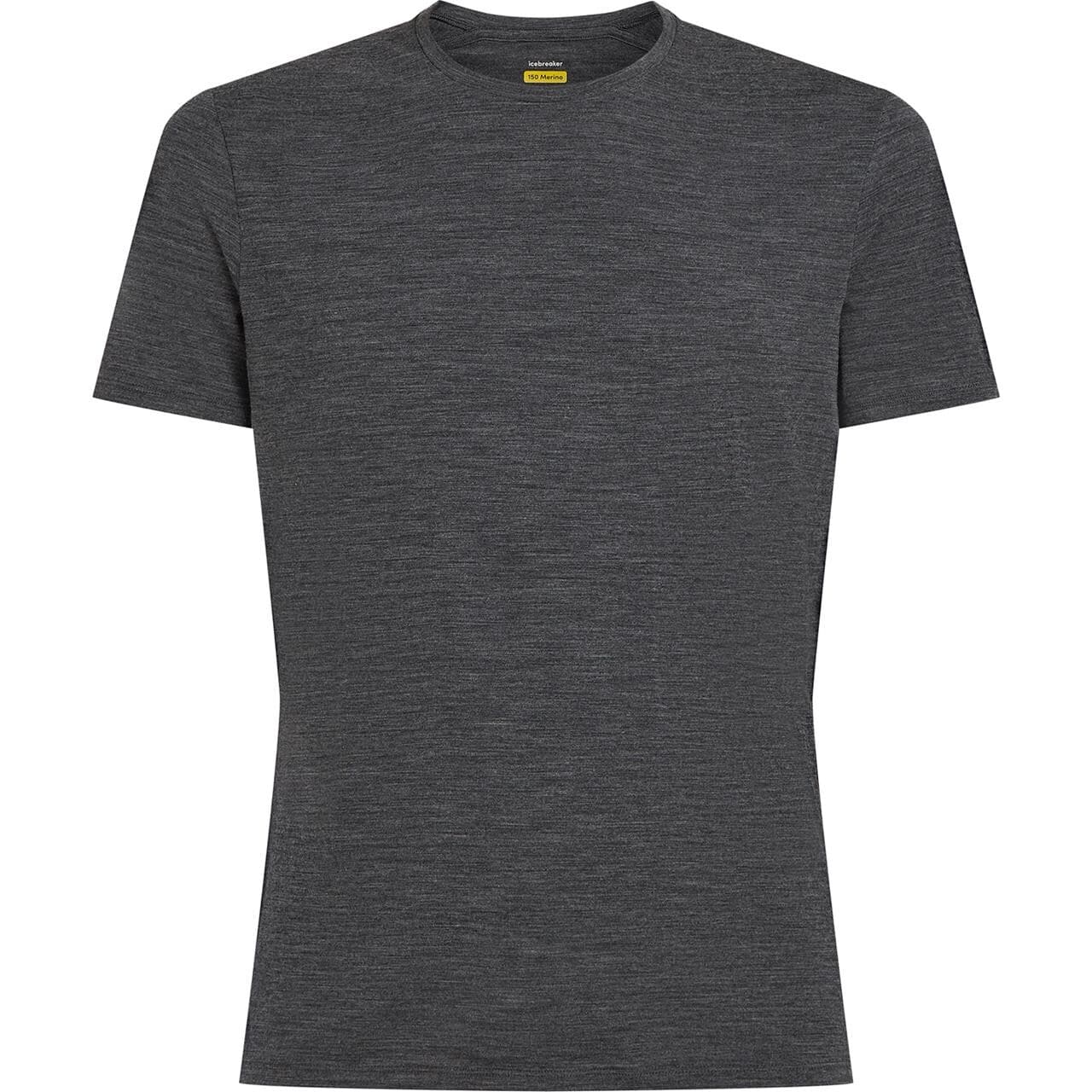 Icebreaker Mens Merino 150 Anatomica S/S Crewe (Grå (JET HTHR) X-large)