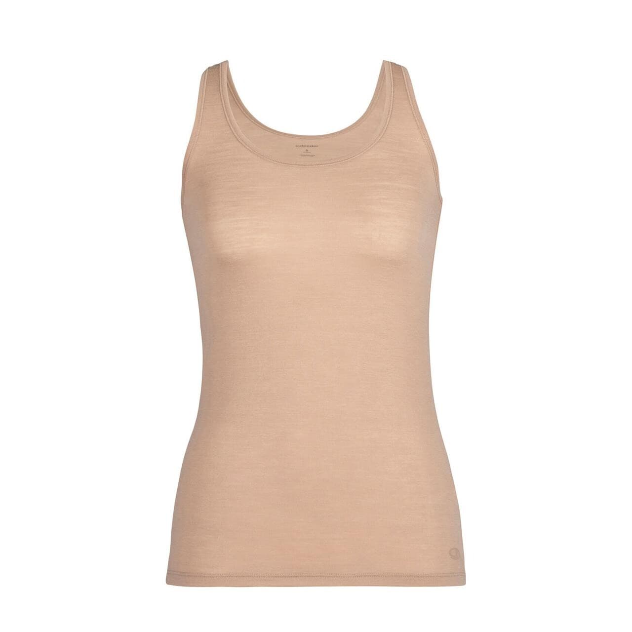 Icebreaker Womens Merino 150 Siren Tank (Brun (PRALINE) Medium)