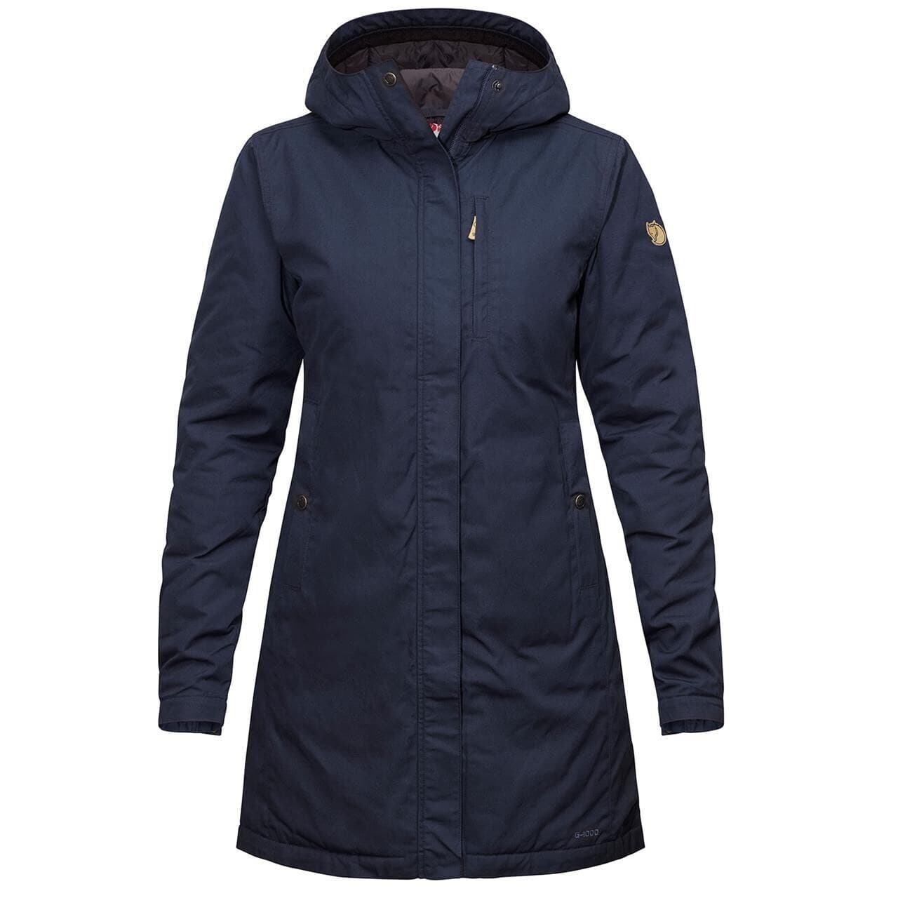 Fjällräven Womens Kiruna Padded Parka (Blå (DARK NAVY/555) X-large)