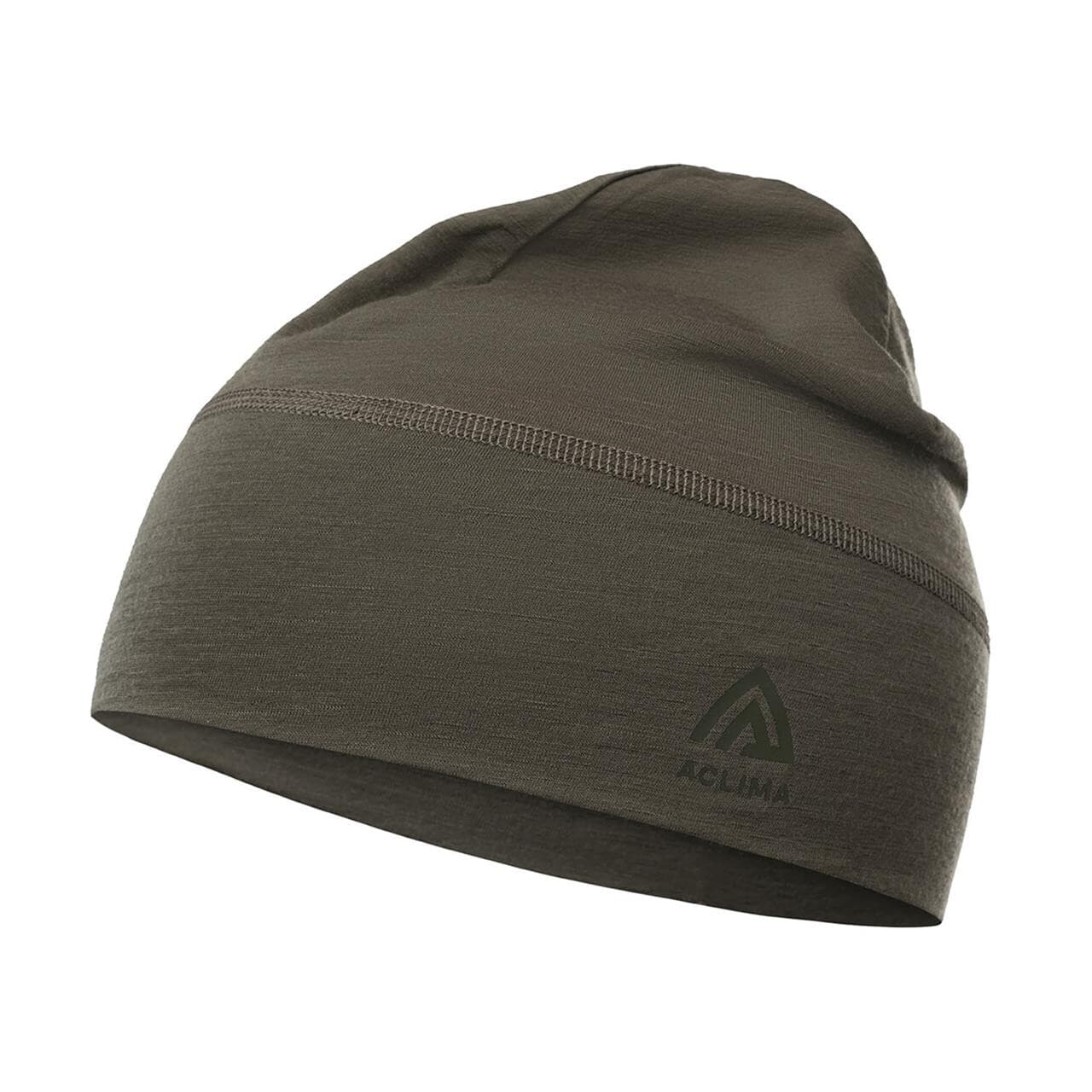 Aclima LightWool Beanie (Grøn (TARMAC) One size)
