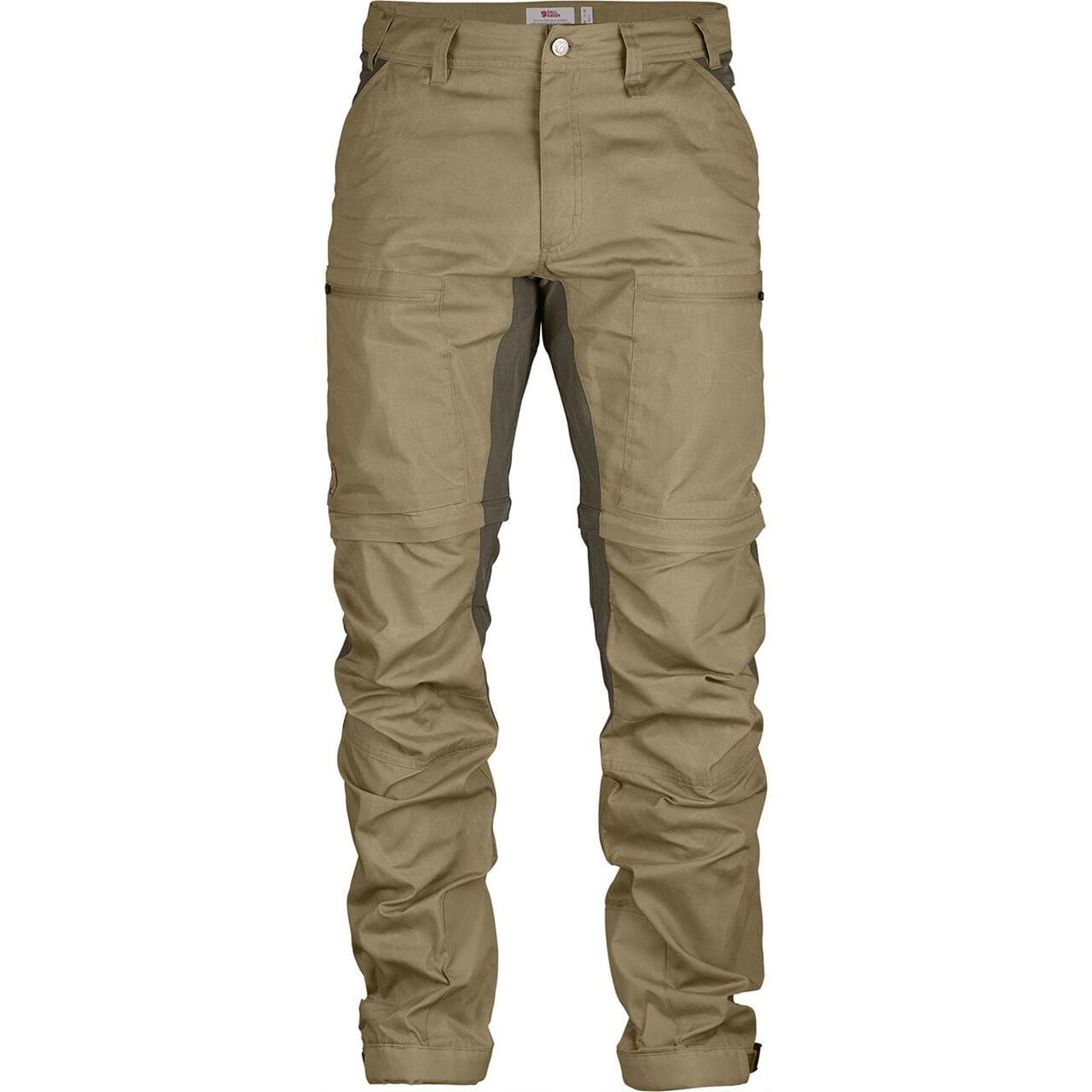 Fjällräven Mens Abisko Lite Trekking ZO Trouser REG (Beige (SAND-TARMAC/220-246) 54)