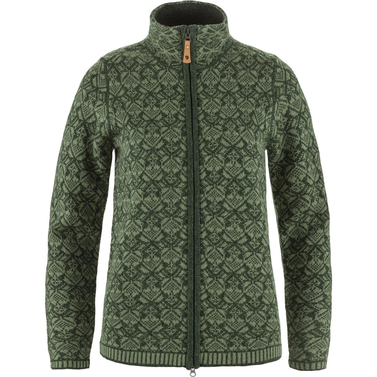 Fjällräven Womens Snow Cardigan (Grøn (DEEP FOREST/662) Small)