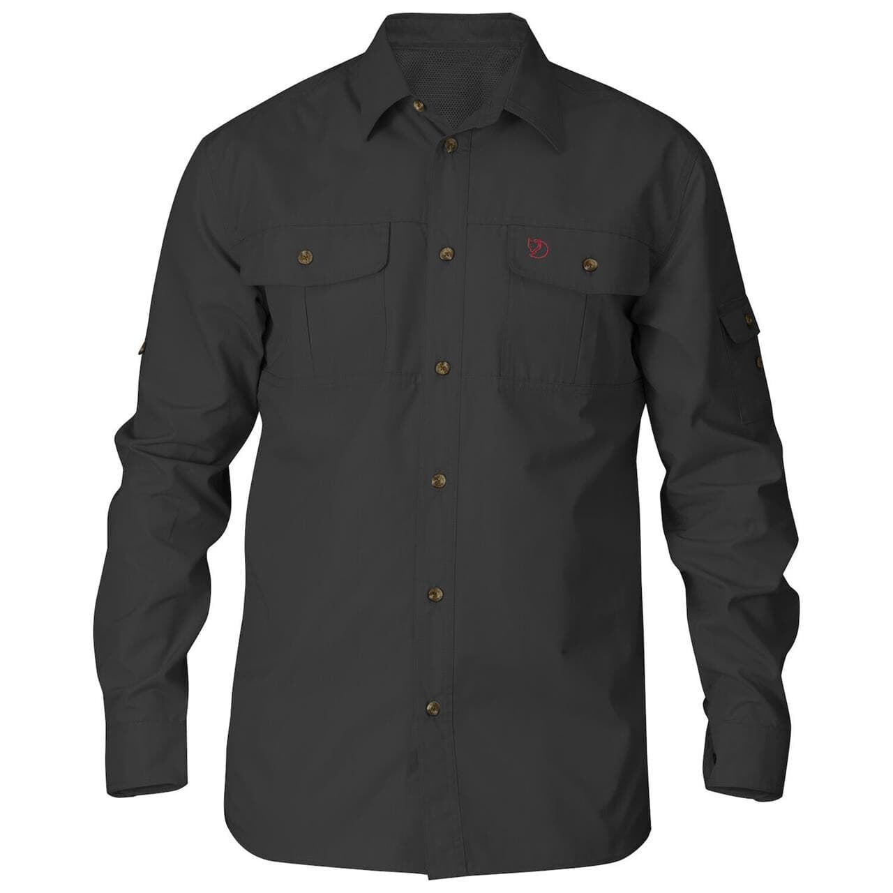 Fjällräven Mens Singi Trekking Shirt L/S (Grå (DARK GREY/030) Large)
