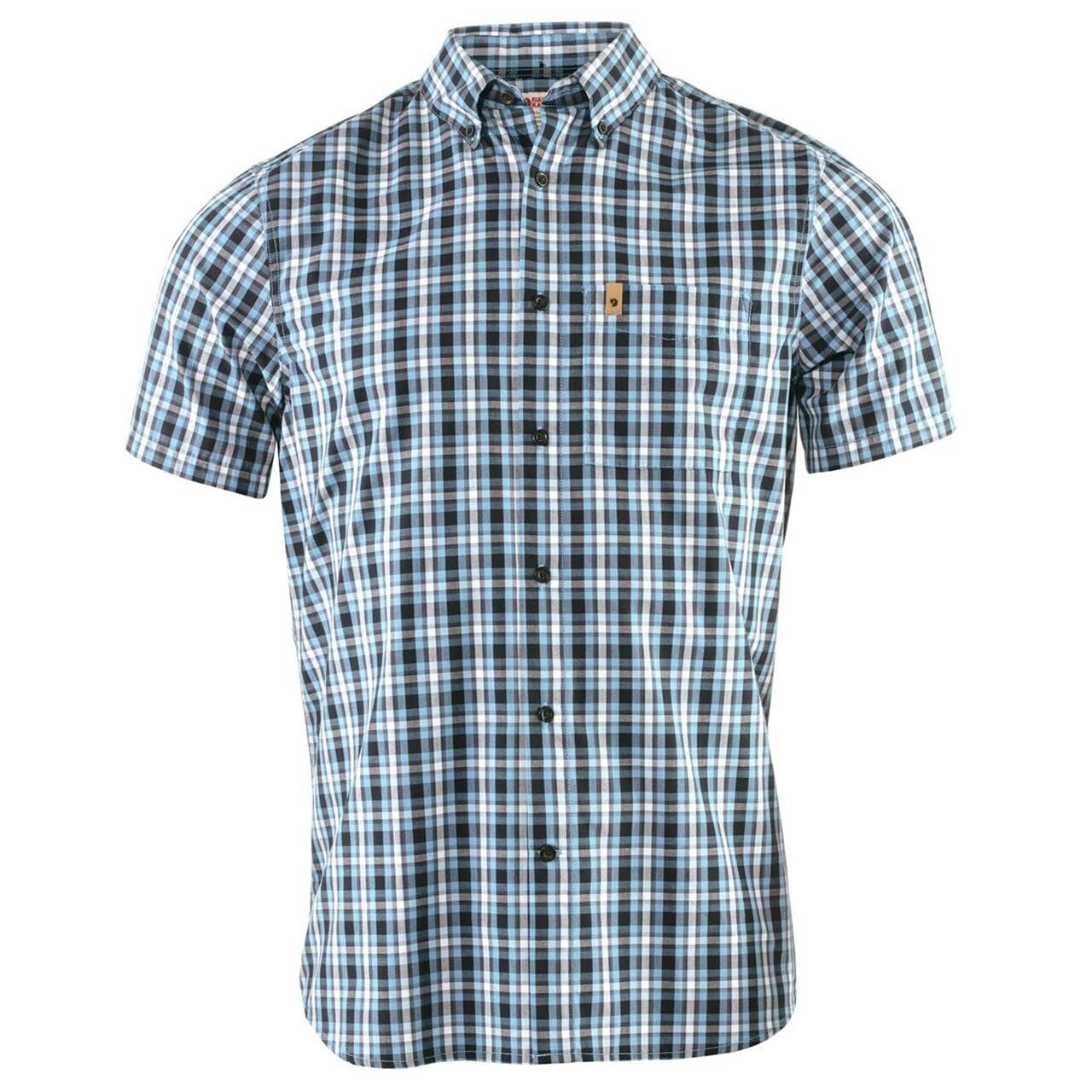 Fjällräven Mens Övik Shirt S/S (Grå (DUSK/042) Small)