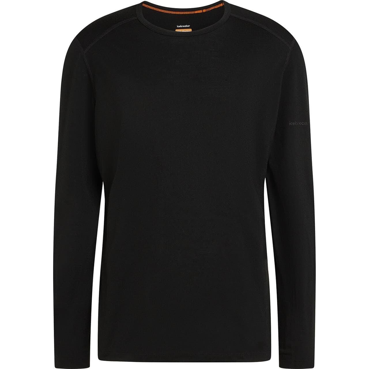 Icebreaker Mens Merino 200 Oasis L/S Crewe (Sort (BLACK) Large)