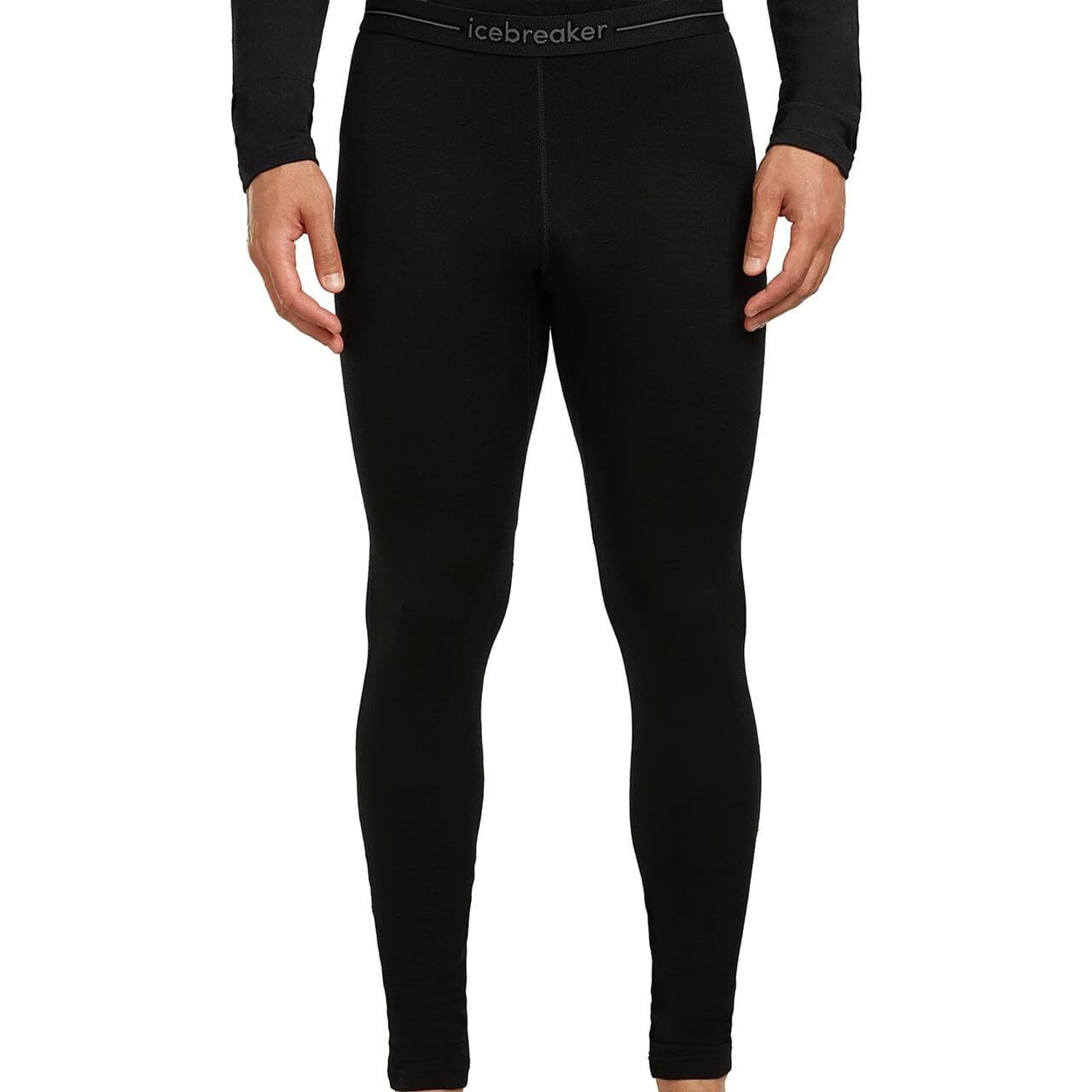 Icebreaker Mens 260 Tech Leggings (Sort (BLACK/MONSOON) Large)