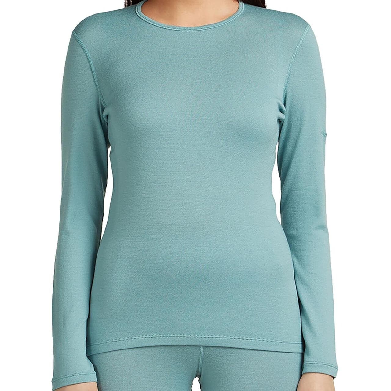 Icebreaker Womens 260 Tech L/S Crewe (Blå (HYDRO) Medium)