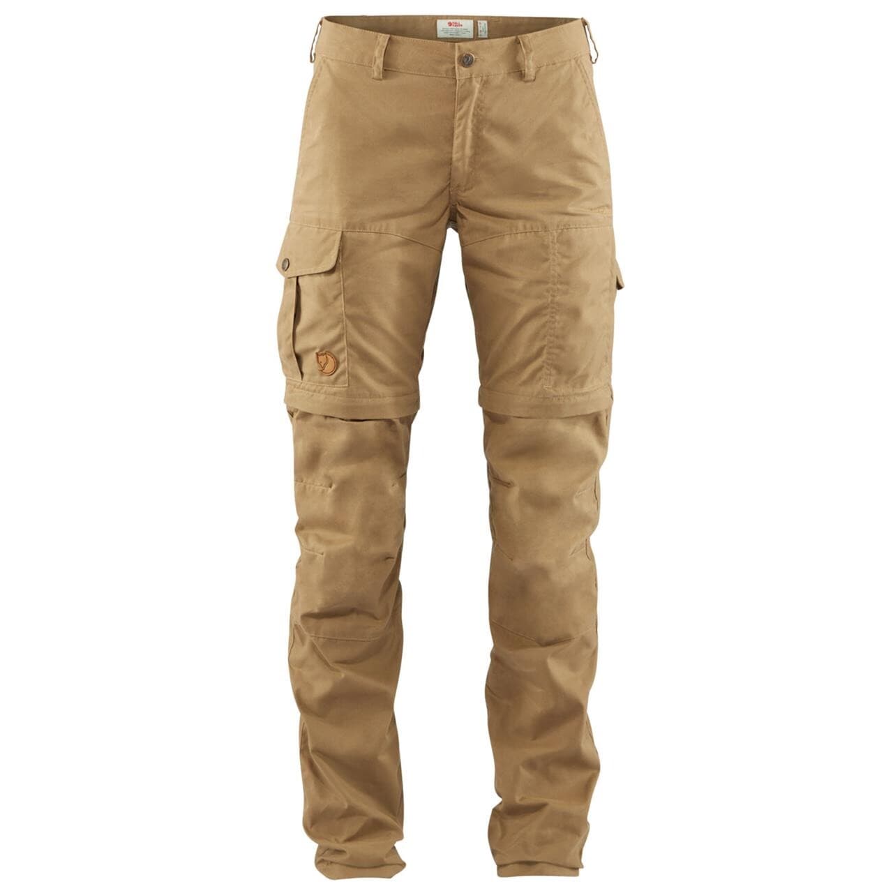 Fjällräven Womens Karla Pro Zip-off Trousers (Brun (DARK SAND/227) 48)