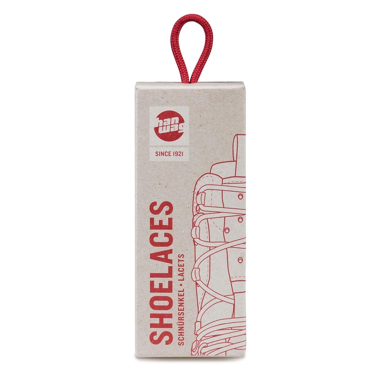 Hanwag Shoe Laces (Rød (RED) 160 cm)