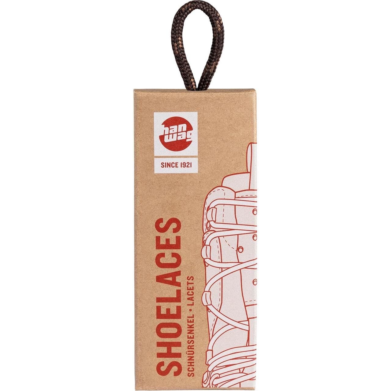 Hanwag Shoe Laces (Brun (BROWN) 140 cm)