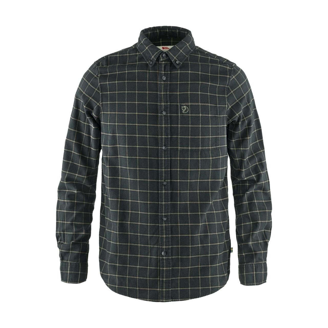Fjällräven Mens Övik Flannel Shirt (Grå (DARK GREY/030) X-small)