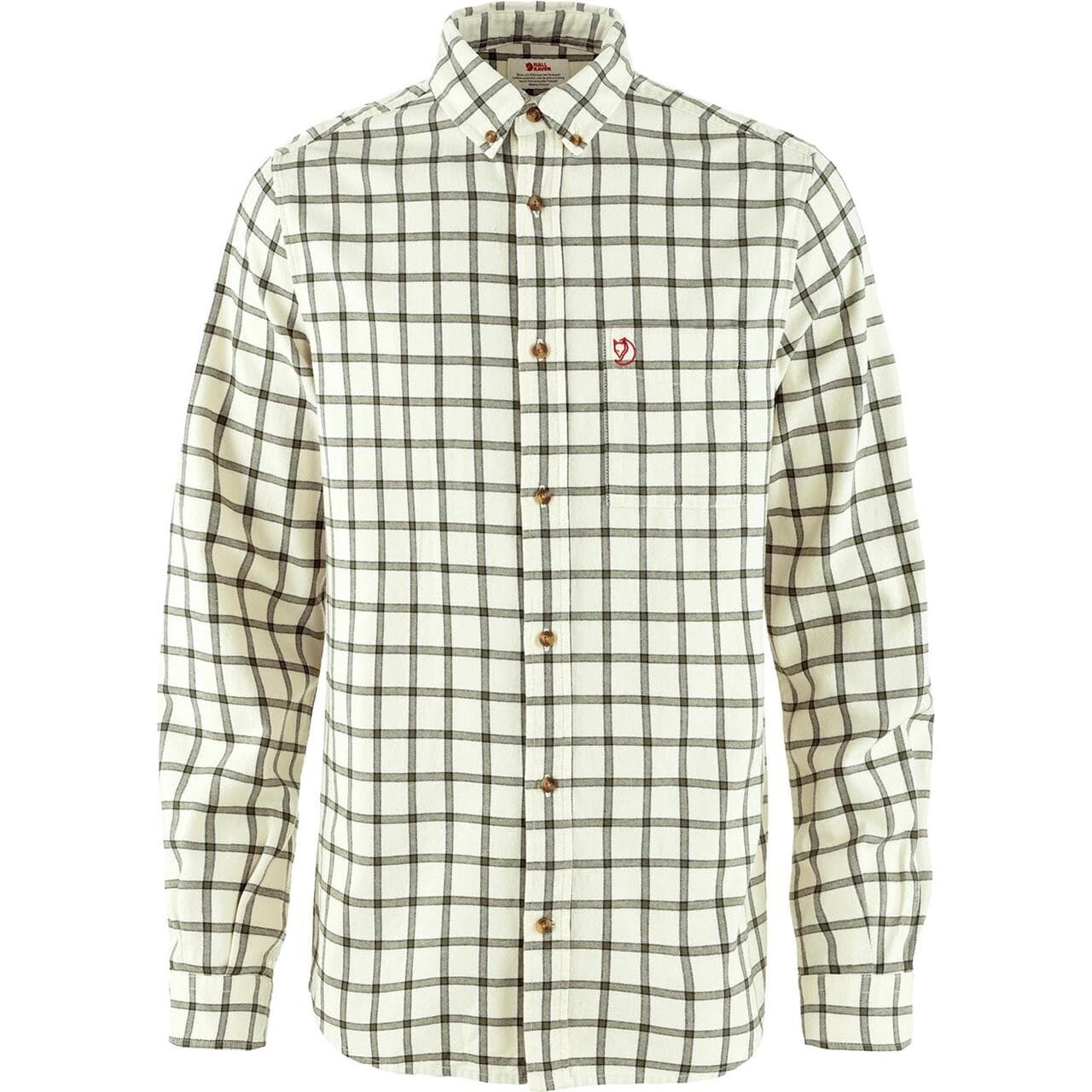 Fjällräven Mens Övik Flannel Shirt (Blå (CHALK WHITE-LAUREL GRN/113-625) X-small)