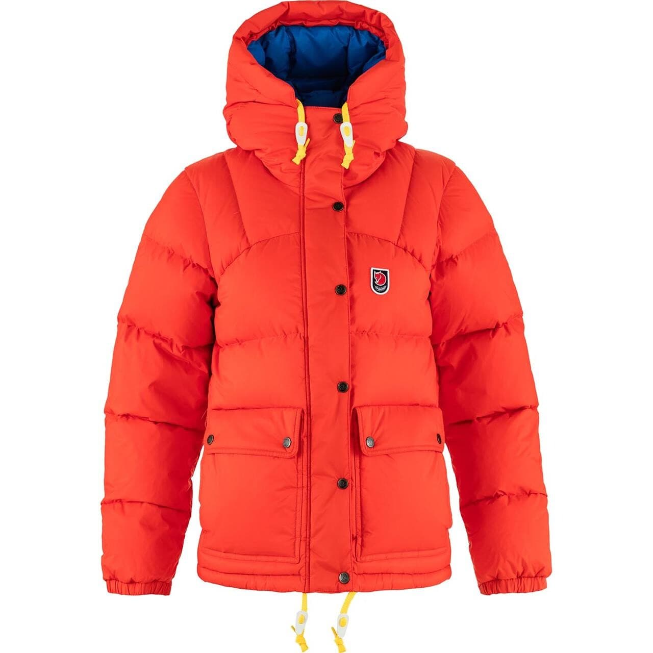 Fjällräven Womens Expedition Down Lite Jacket (Orange (FLAME ORANGE-UN BLUE/214-525) X-small)