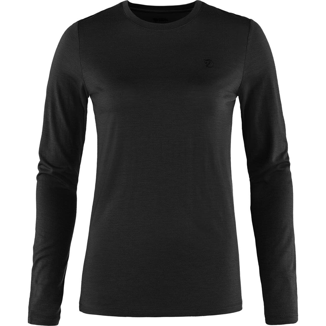 Fjällräven Womens Abisko Wool L/S (Sort (BLACK/550) XX-small)