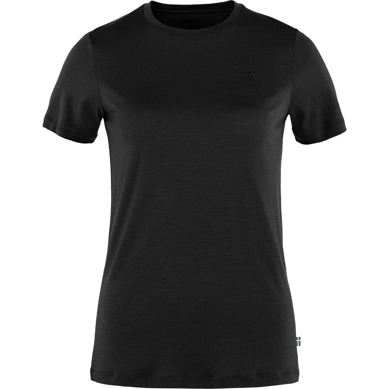 Fjällräven Womens Abisko Wool S/S (Sort (BLACK/550) Small)