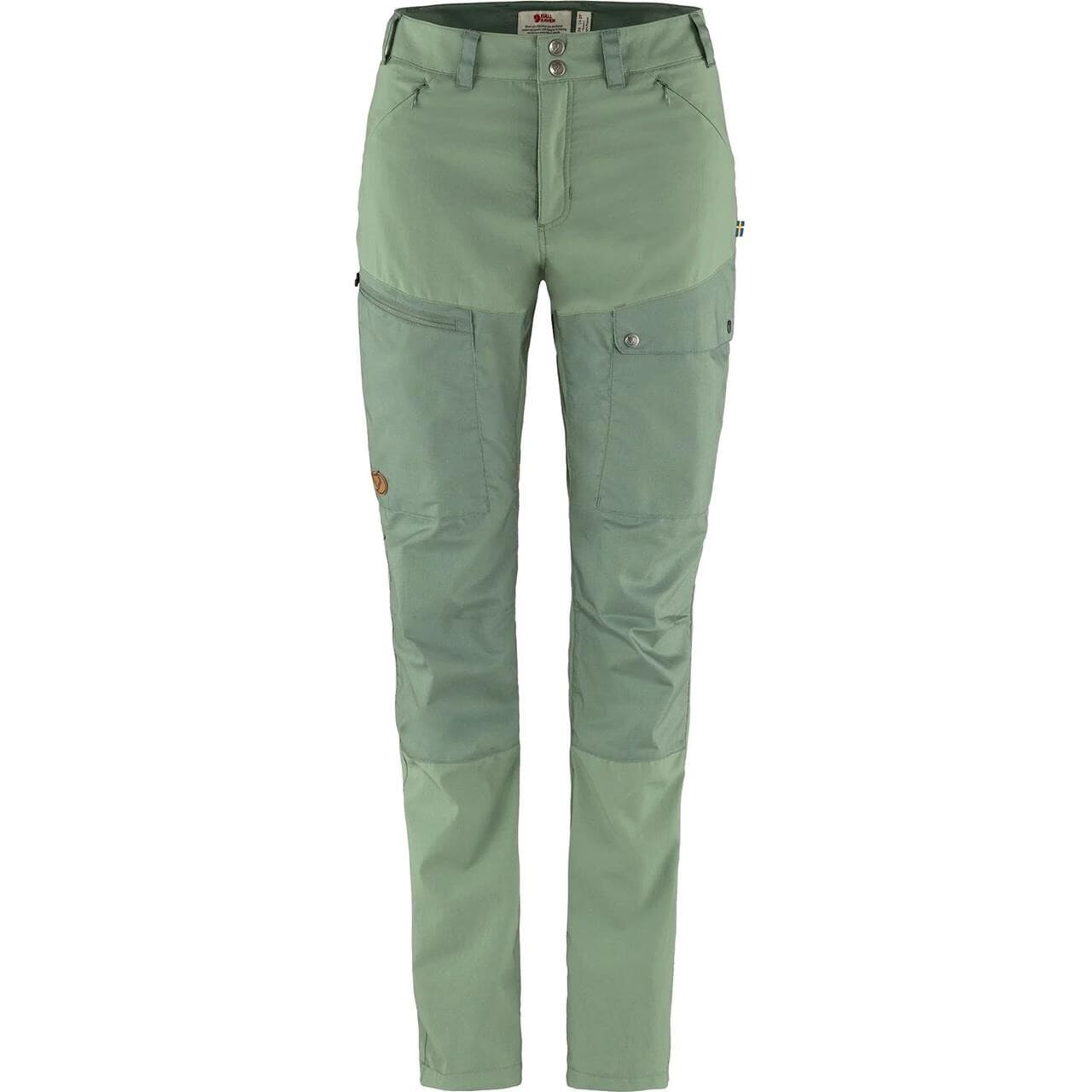 Fjällräven Womens Abisko Midsummer Trousers Reg (Grøn (JADE GREEN-PATINA GRN/613-614) 38)