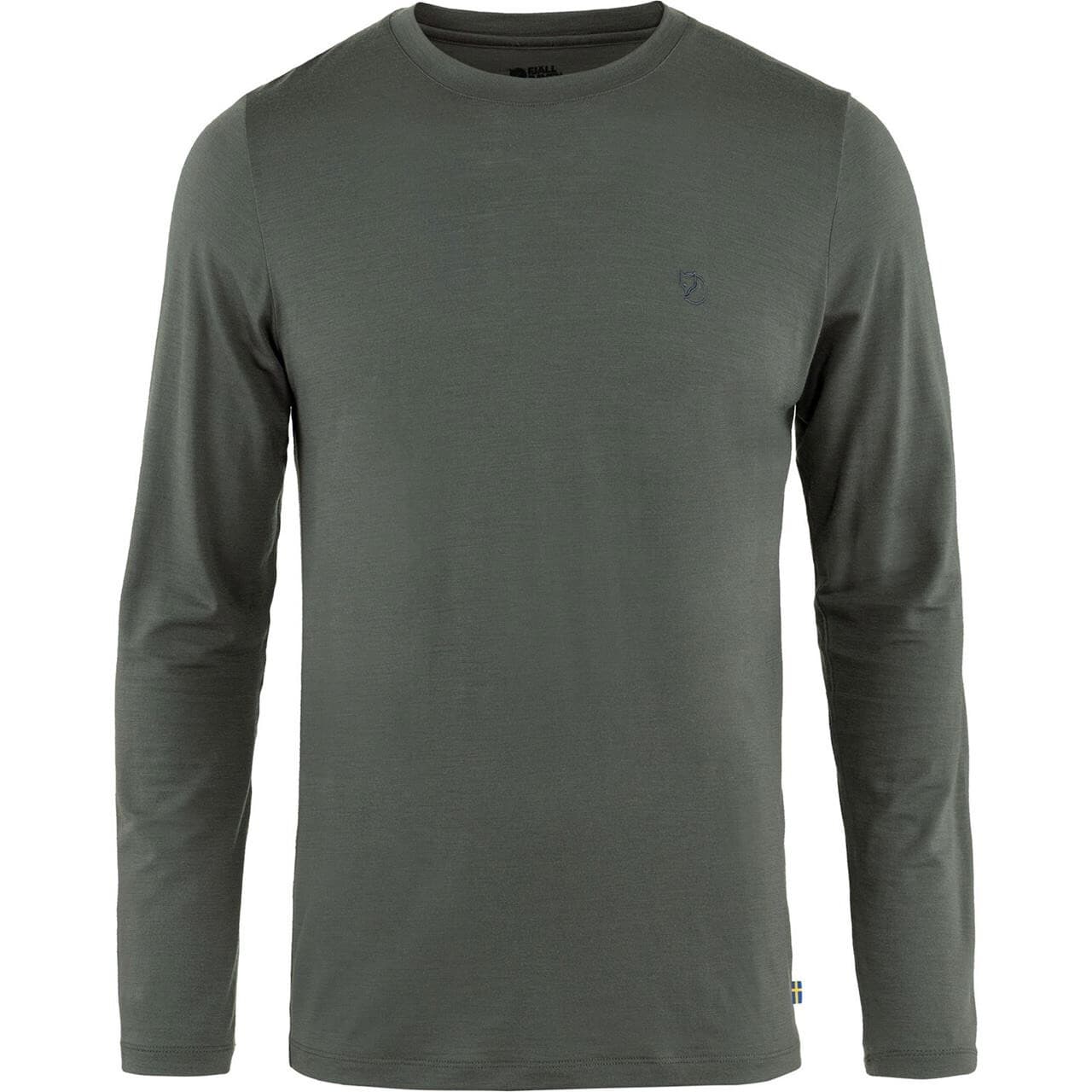 Fjällräven Mens Abisko Wool L/S (Grå (BASALT/050) Medium)