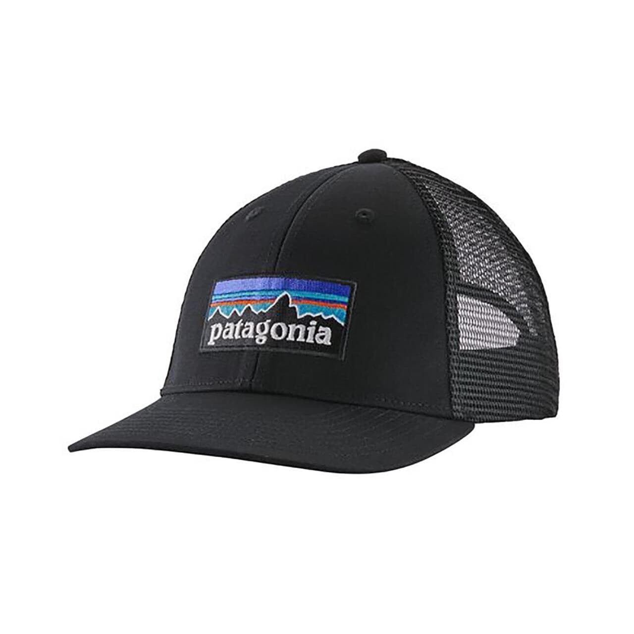 Patagonia P-6 Logo Lopro Trucker Hat (Sort (BLACK) One size)