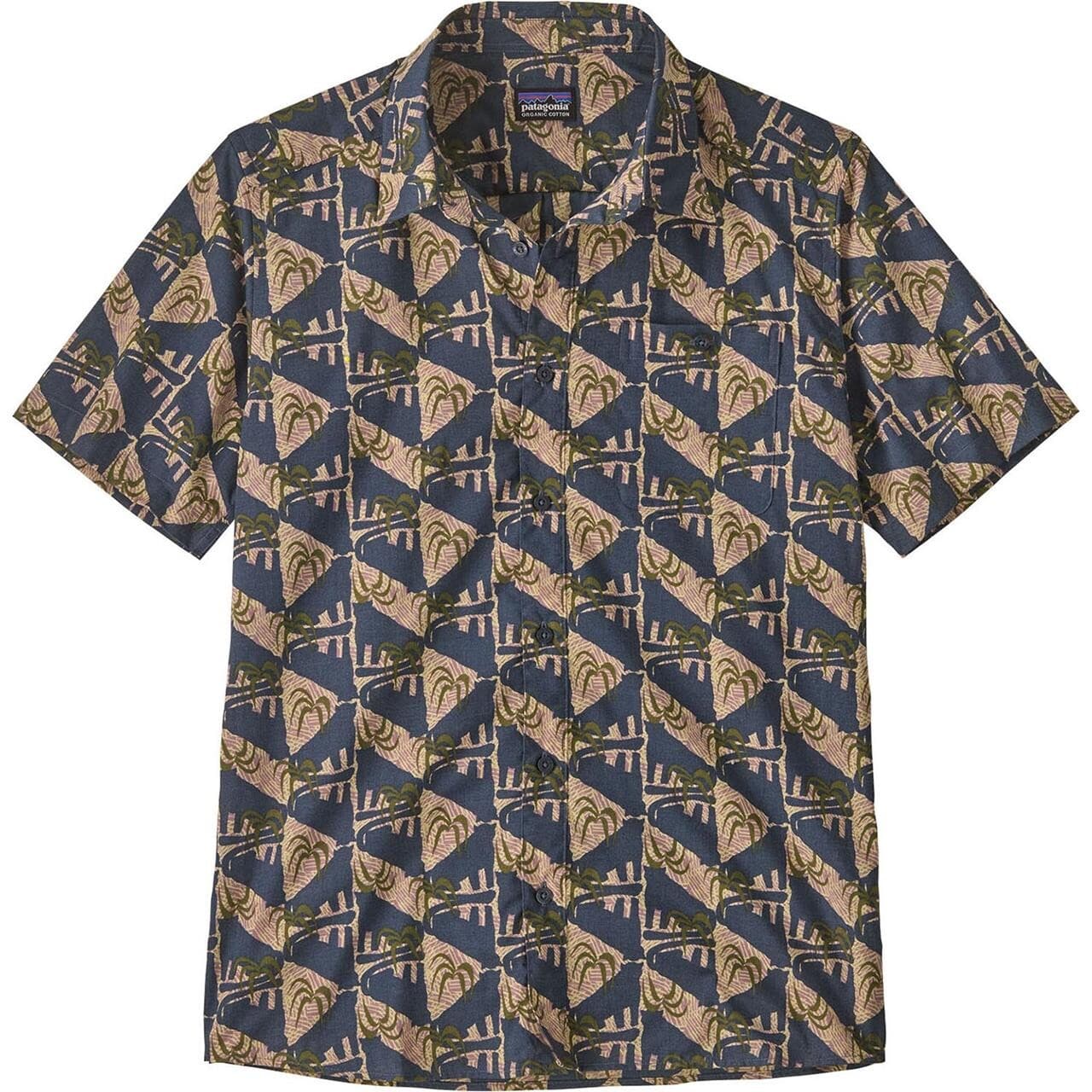 Patagonia Mens Go To Shirt (Blå (JAGUAR GEO:DOLOMITE BLUE) XX-large)
