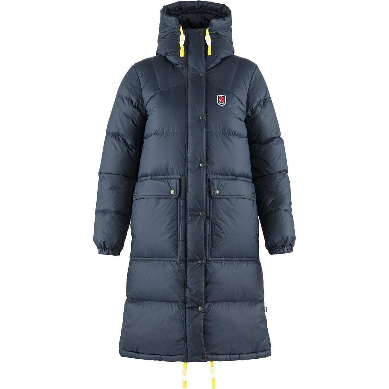 Fjällräven Womens Expedition Long Down Parka (Blå (NAVY/560) X-large)