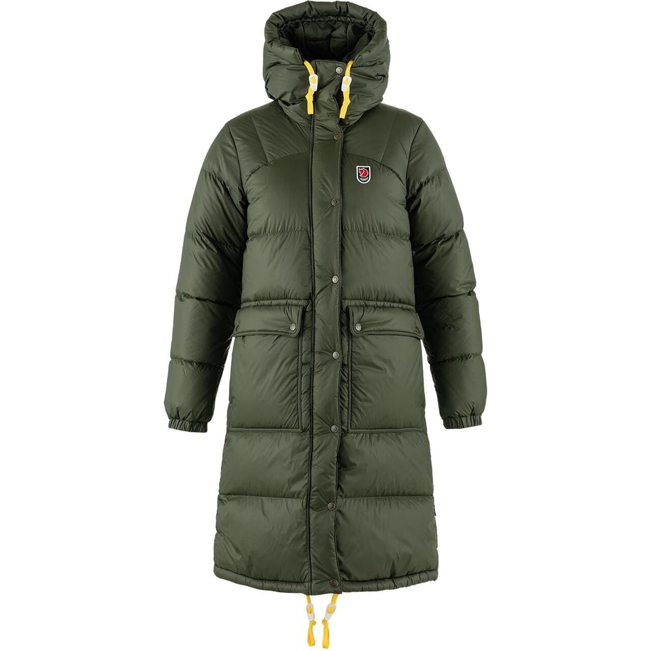 Fjällräven Womens Expedition Long Down Parka (Grøn (DEEP FOREST/662) XX-small)