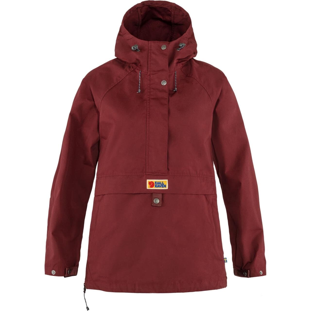 Fjällräven Womens Vardag Anorak (Rød (BORDEAUX RED/347) XX-small)