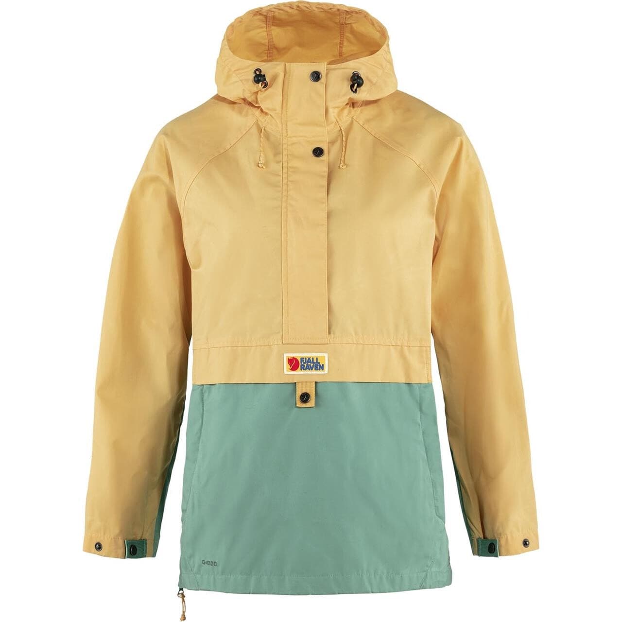 Fjällräven Womens Vardag Anorak (Gul (MAIS YELLOW-ALOE GREEN/133-676) X-large)