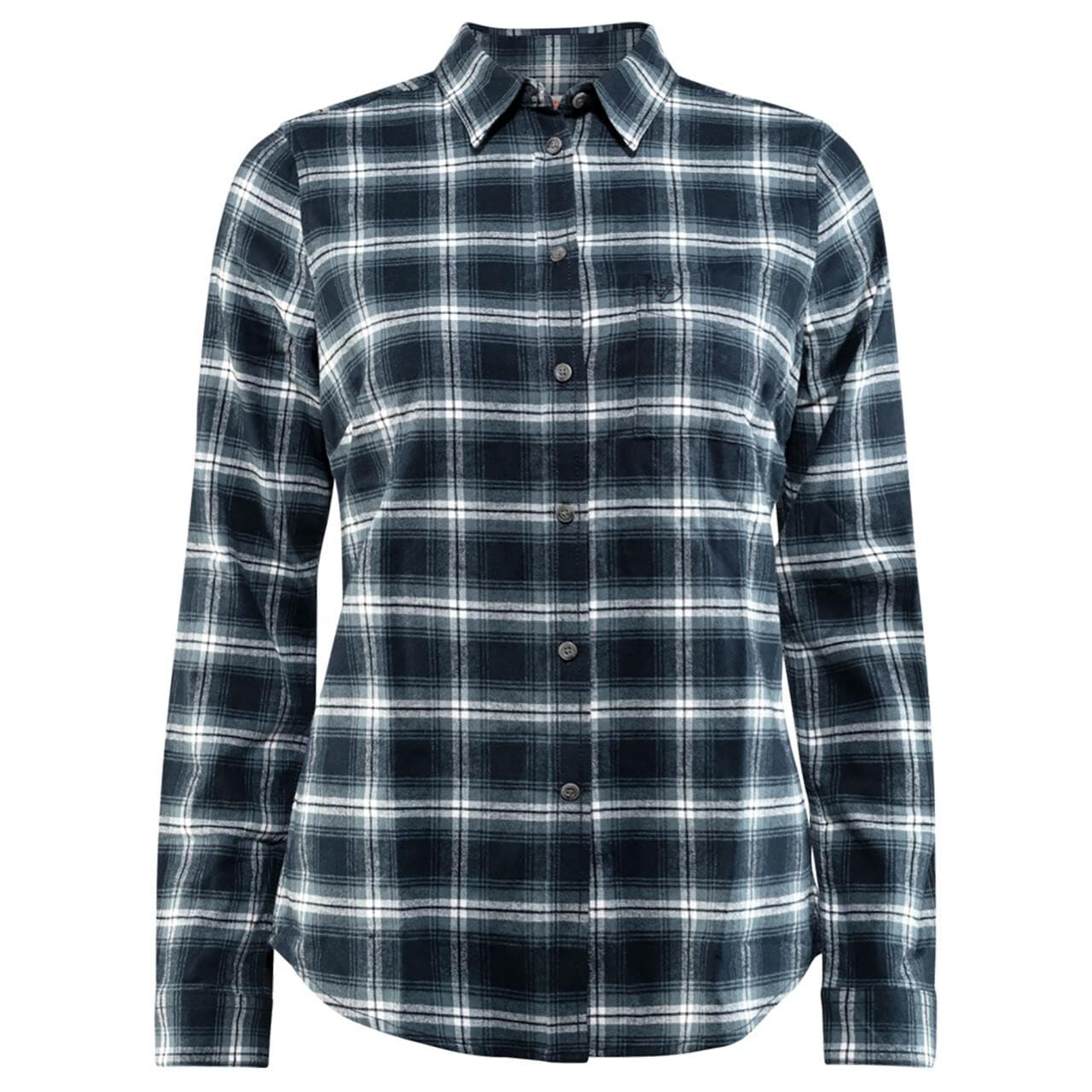 Fjällräven Womens Övik L/S Flannel Shirt (Grøn (MISTY GREEN-EGGSHELL/674-111) Small)