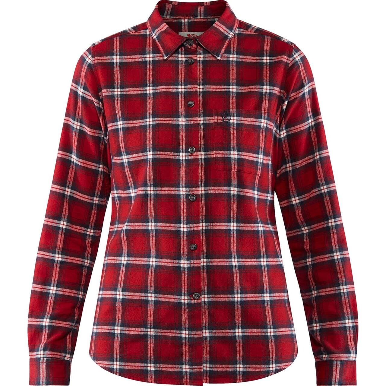 Fjällräven Womens Övik L/S Flannel Shirt (Rød (DEEP RED/325) Small)