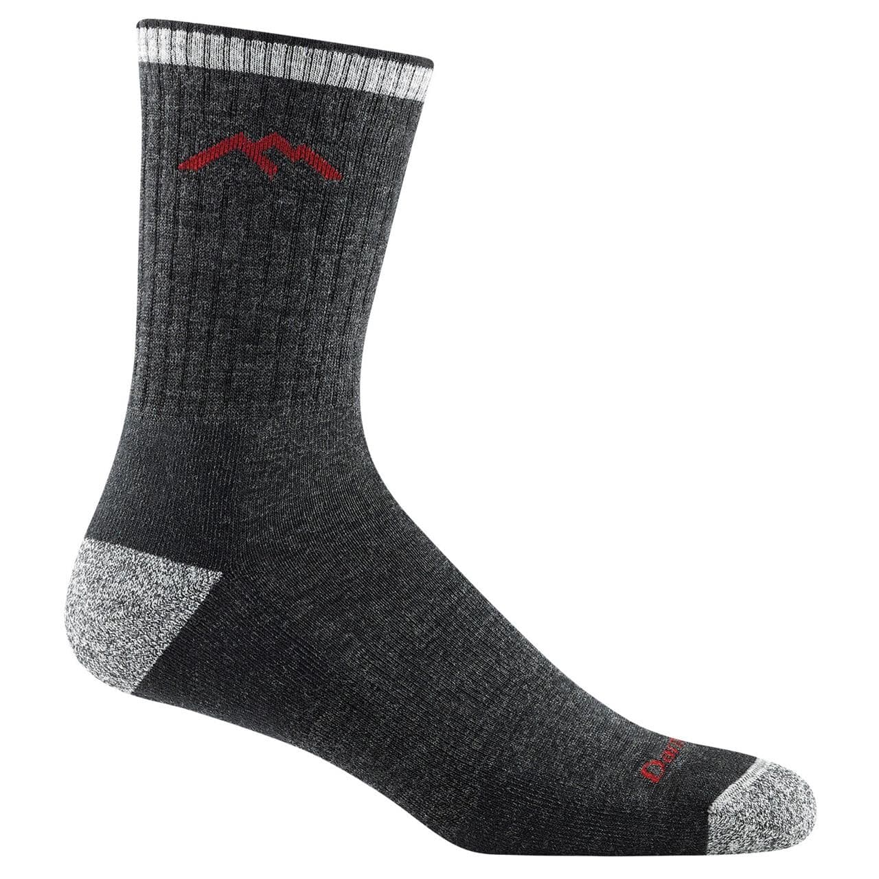 Darn Tough Mens Hiker Micro Crew Sock Cushion (Sort (BLACK) 43-45,5)