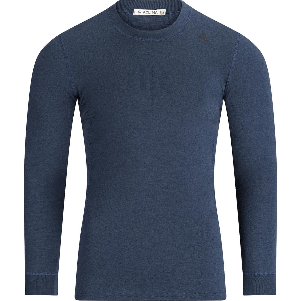 Aclima Mens WarmWool Crew Neck Shirt (Blå (MIDNIGHT NAVY) XXX-large)