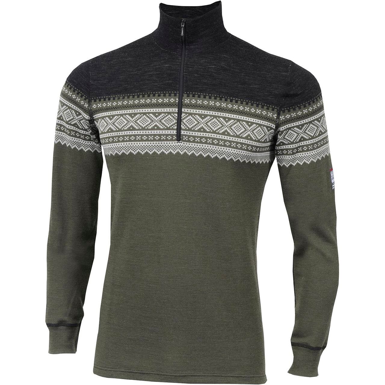 Aclima Mens DesignWool Marius Mockneck (Grøn (NORDMARKA) XX-large)
