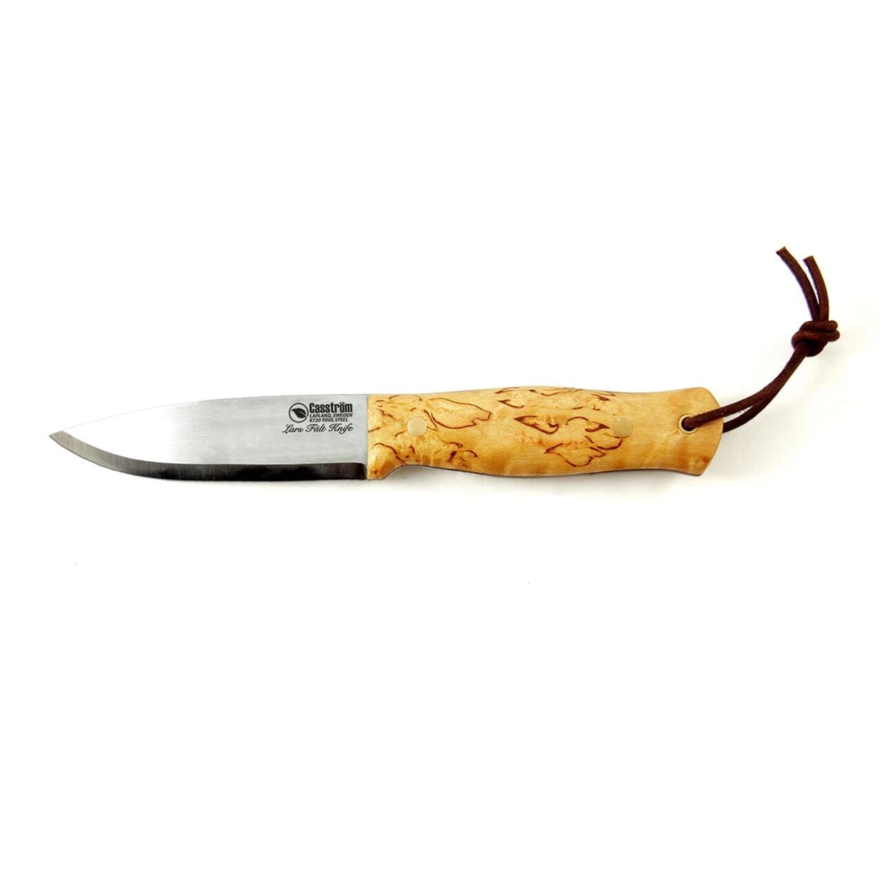 Casström Lars Fält Knife (Beige (CURLY BIRCH/CARBON STEEL))
