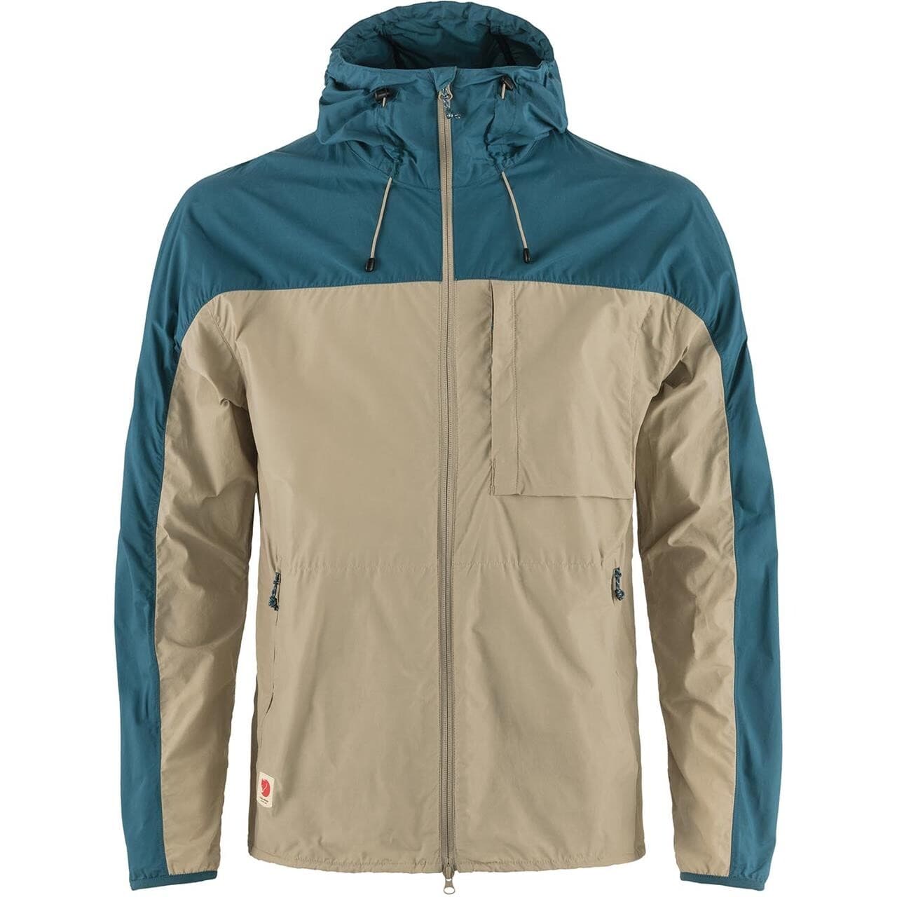 Fjällräven Mens High Coast Wind Jacket (Hvid (FOSSIL-DEEP SEA/118-574) X-small)